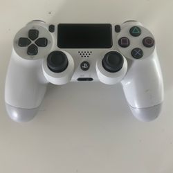 White PS4 Controller