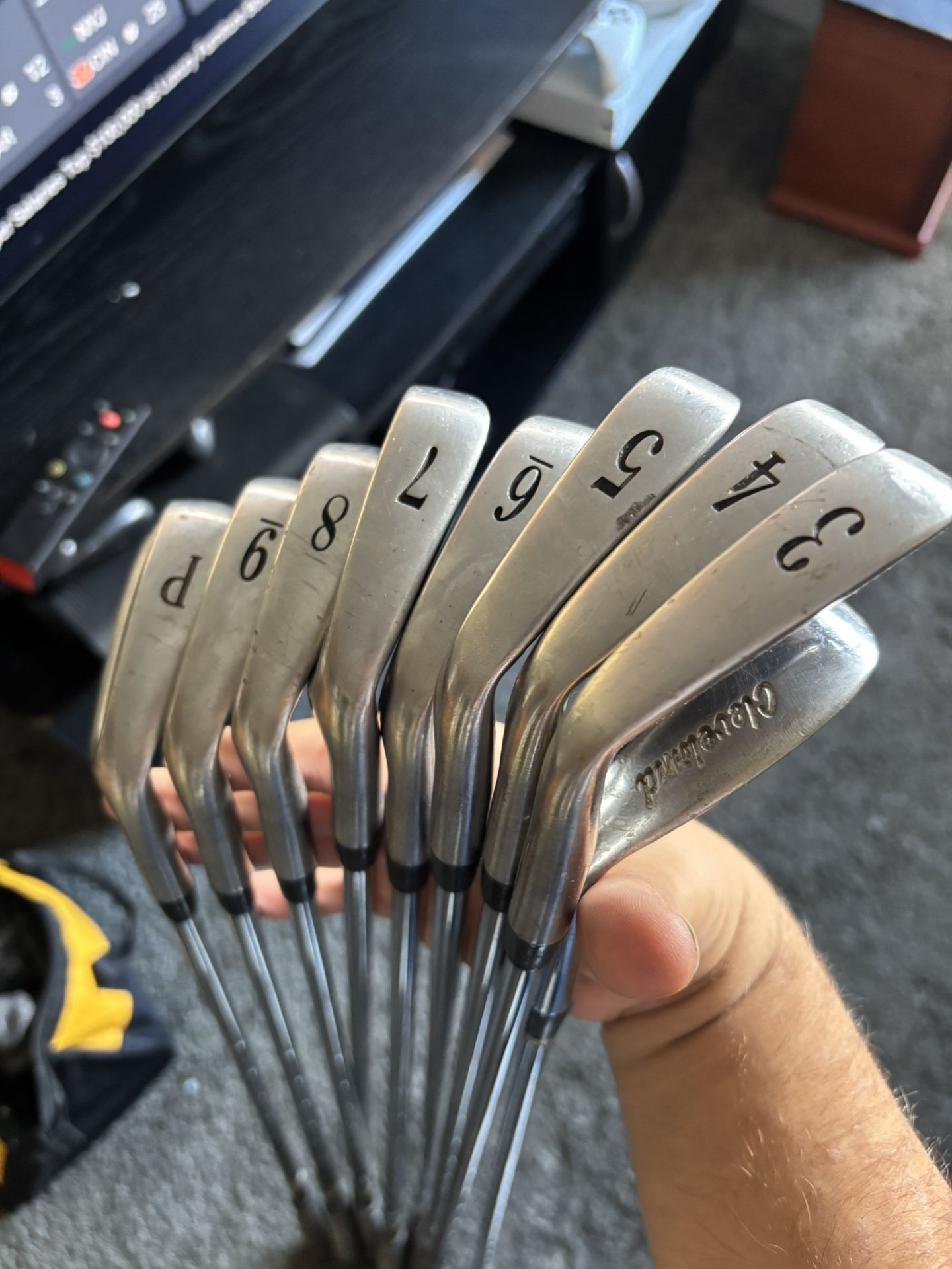 Titleist Irons And Cleveland Wedge