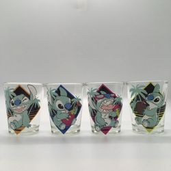 Lilo and Stitch glassware set of 4