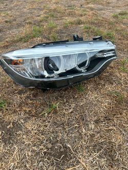 2014-2017 BMW 4-Series F32 F33 F36 Right Passenger Side Bi-Xenon Headlight Housing OEM Bare