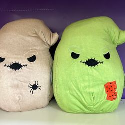 2 oogie boogie squishmallow 12”