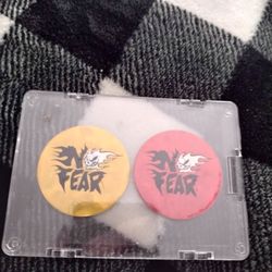 Pogs Pair Of 2. No Fear.  Cash Porch Pickup Redmond 