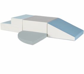 Best Choice Products Soft Foam Climbing Blocks for Toddlers, Blue