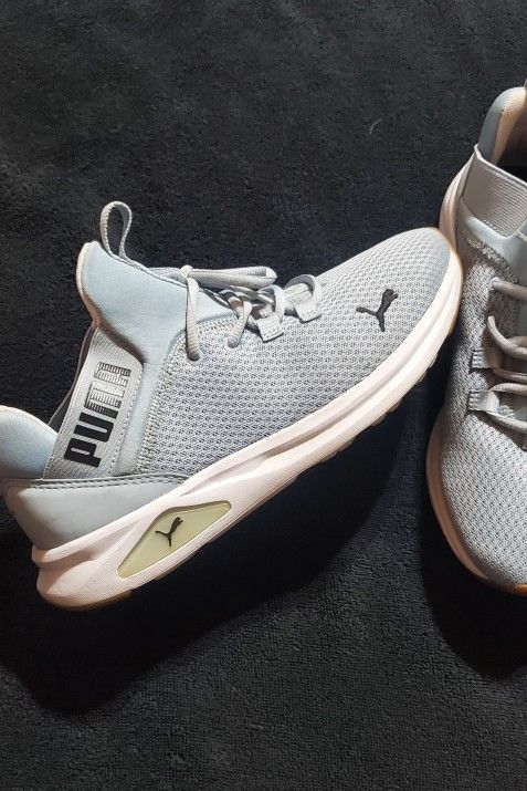 Women Baby Blue Puma Running Shoes Size 8.5