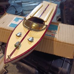 1950s Antique Motor Wooden Boat