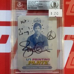 2024 Leaf Metal JON GRIES auto 1/1 Beckett