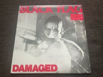 Black Flag Damaged late 80s press vinyl record hardcore punk