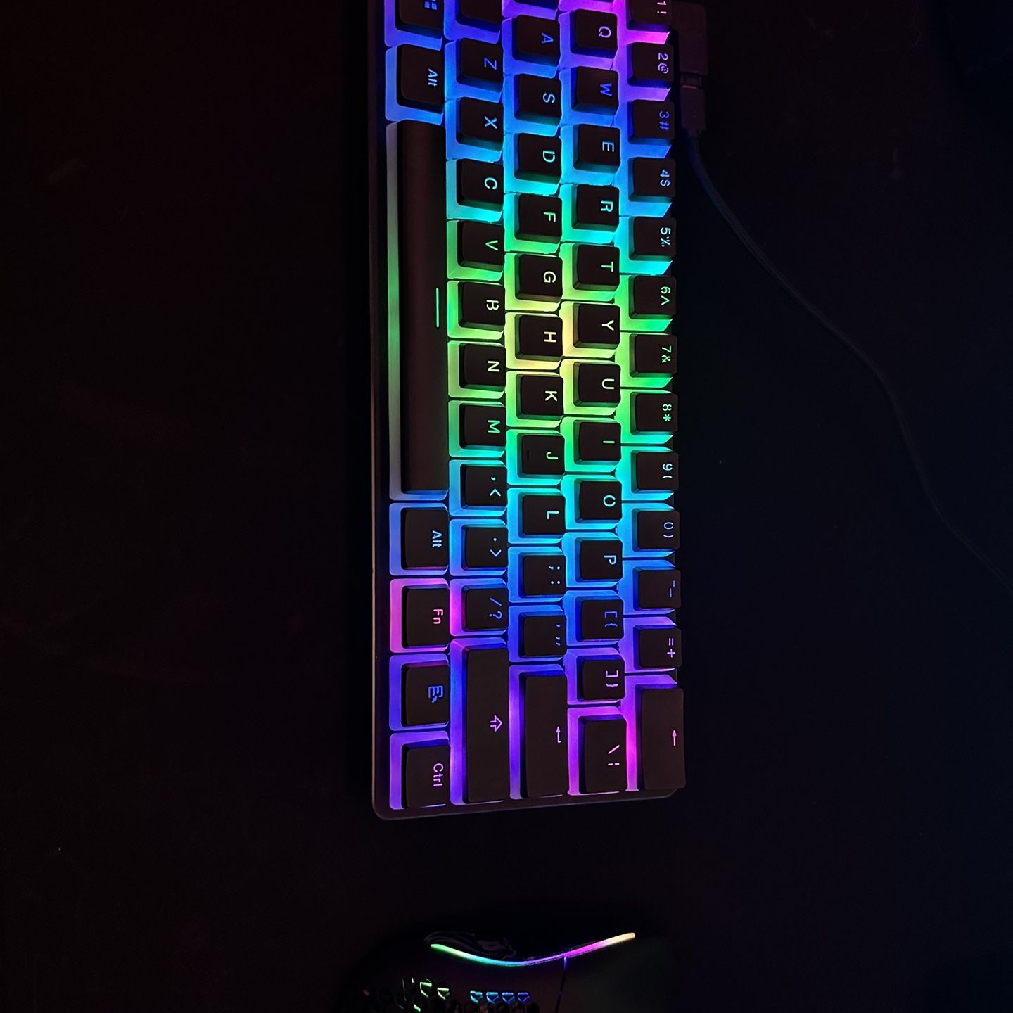 Glorious Model O- Minus Wireless Gaming Mouse and Glorious GMMK 60% Keyboard