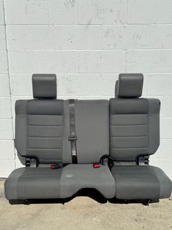 Jeep Wrangler JKU 4 Door Rear Seat OEM Grey 2007 through 2010