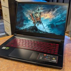 MSI Thin GF65  i7-10750H 32GB 512GB SSD NVidia GTX 1660 Ti Gaming 
