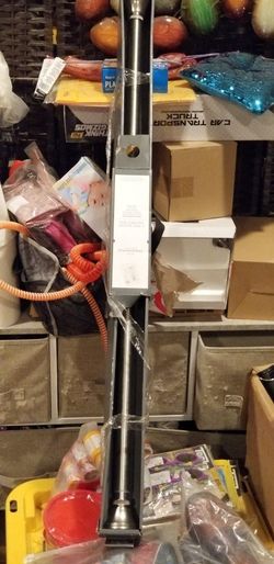 72" Rust Proof Stainless Steel Two-Way Mount Taper Finial Shower Curtain Rod - Threshold

