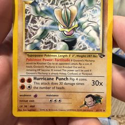 Pokemon - Giovanni’s Machamp - $65