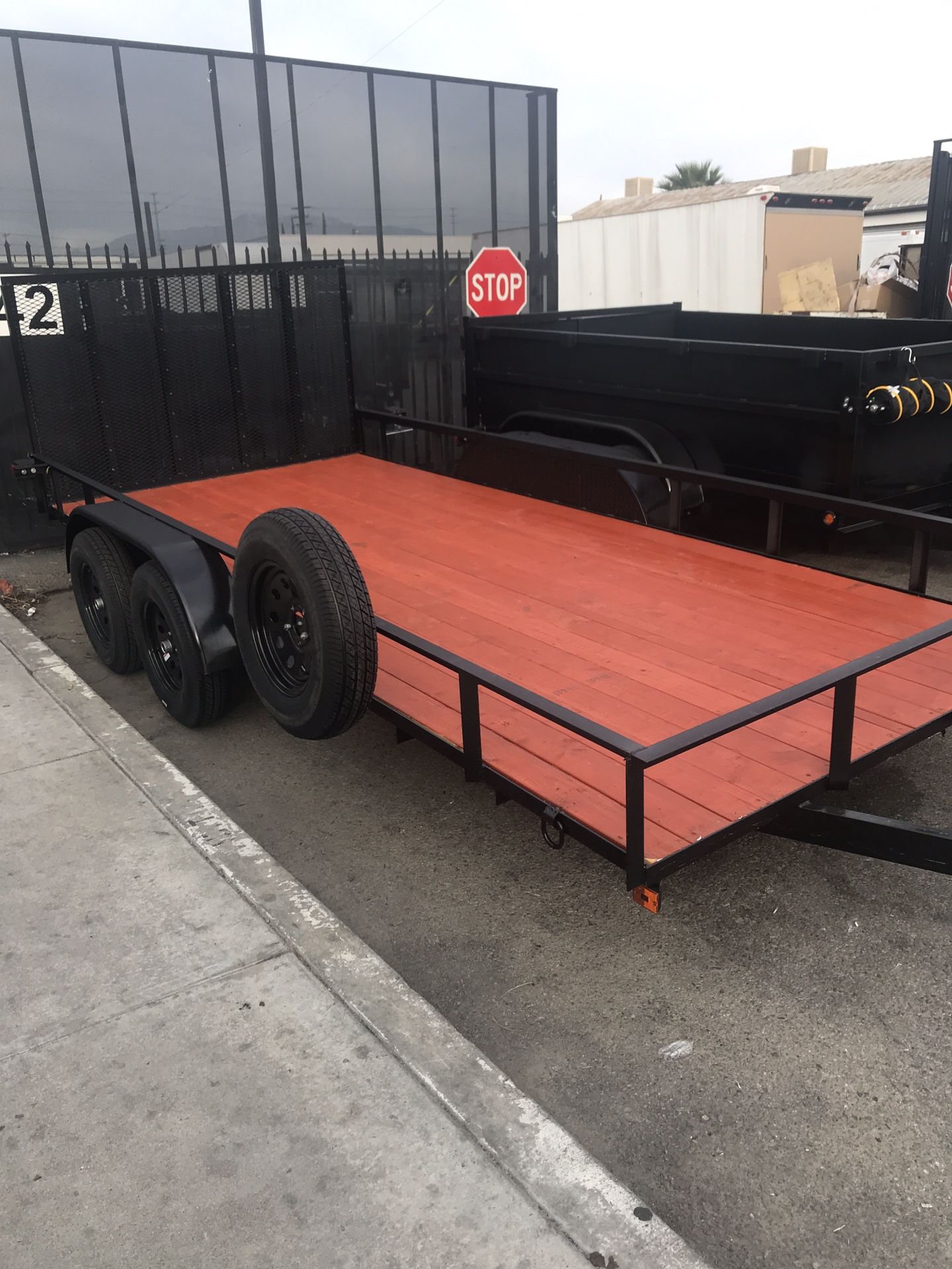 Brand new 8.5x16x1 utility trailer