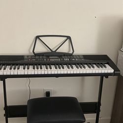 Piano and chair set