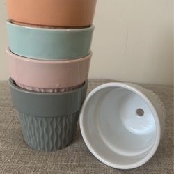 3 inches flower pot With drainage hole 5 for $10