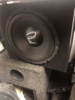 Hollywood 10 inch subwoofer with box
