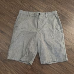 Calvin Klein Men's Light Gray Flat Front Shorts