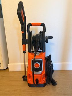 Aspiron Electric Pressure Washer w/ Hose Reel & 4 Nozzles – NEW Open Box