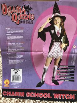 Charm school witch kids Halloween costume
