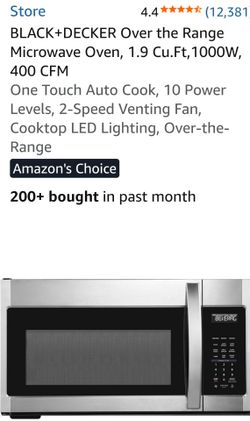 Black and Decker over oven