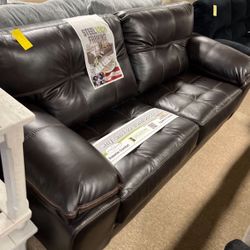 Real Leather Stylish Couch 