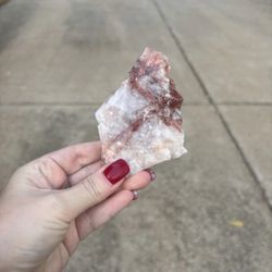 3” Raw Fire Quartz Freeform