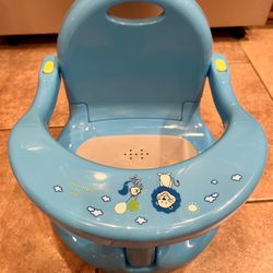 Foldable Non-Slip Baby Bathtub Seat (blue)