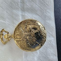 Embossed Eagle Gift Pocket Watch Quartz