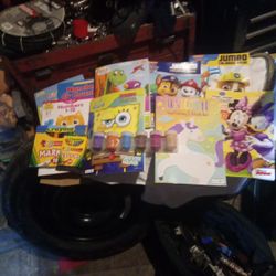 Color Books Crayons,Paints,Color Pens All Néw