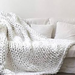 Chunky Knit Blanket