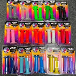 New AME BMX Tri Grips w/ Flange 120mm