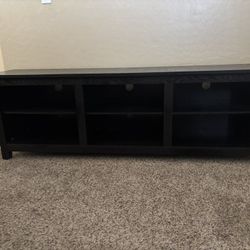 70” Black Entertainment Center TV Stand