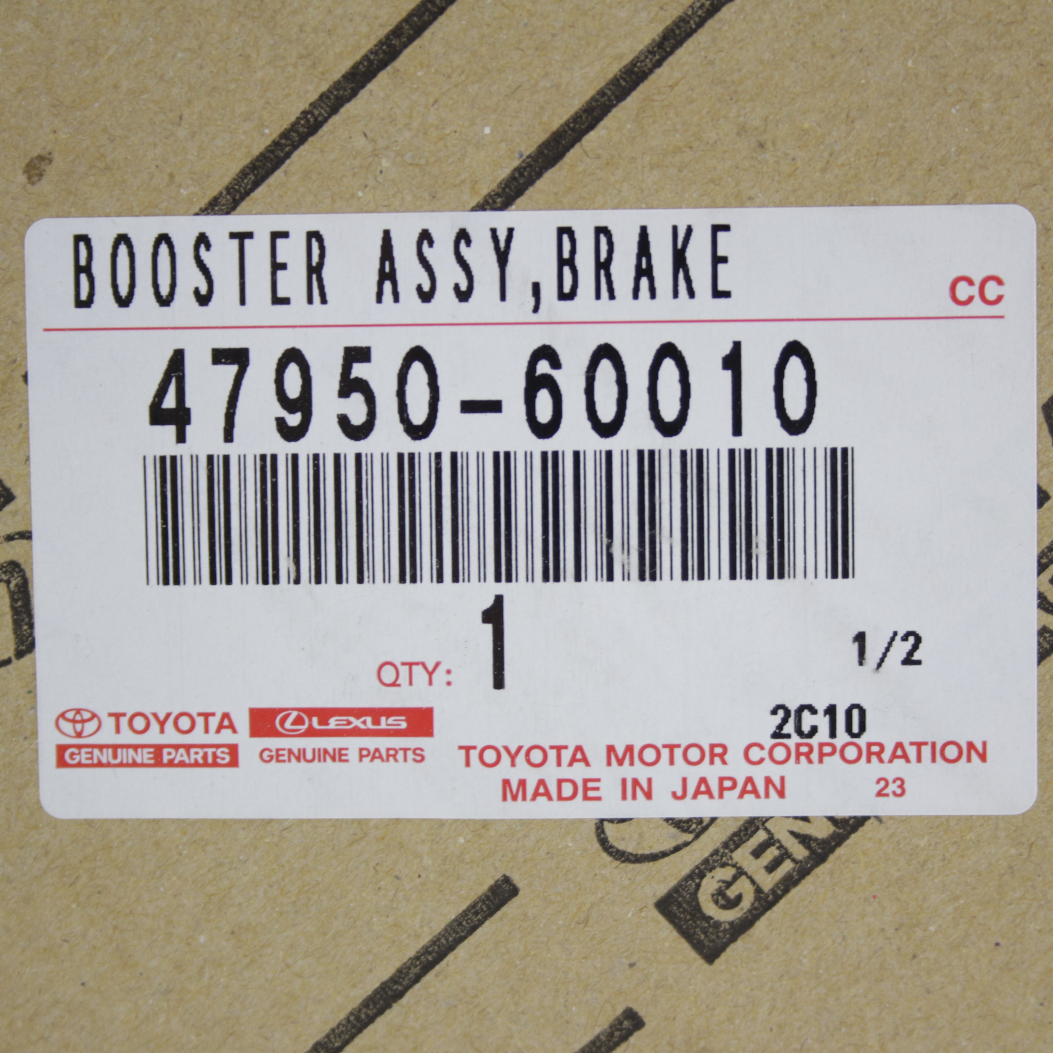 GENUINE TOYOTA 98-07 LAND CRUISER LX470 BRAKE BOOSTER ACCUMULATOR