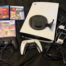Sony PlayStation 5 [Disc] Edition - Mint Condition (Comes with Cords & Controller)