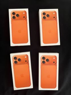New iPhone 17 pro max orange or 17 pro unlocked I deliver