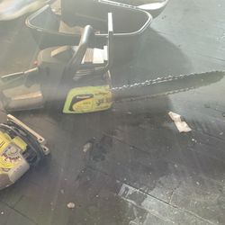 Chain Saw And A Sander 