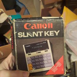 Vintage Canon Slant Key Calculator