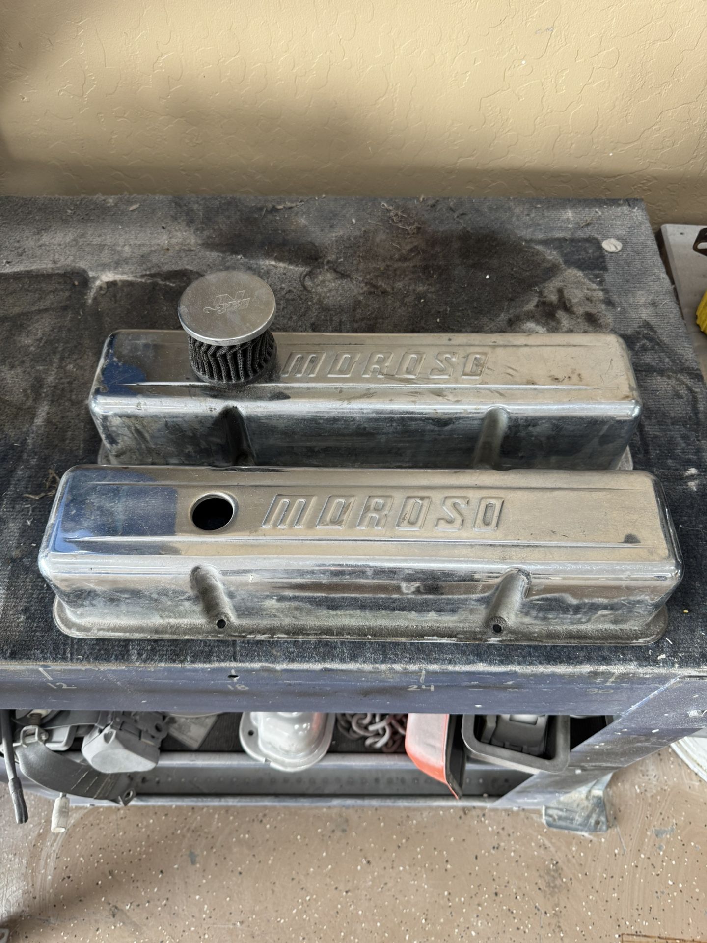 Old School Moroso Valve Covers . Good Condition . Cheap