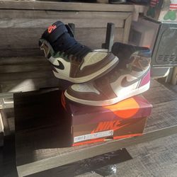 Air Jordan 1 Retro High Og Size 10  Prácticamente Nuevos 