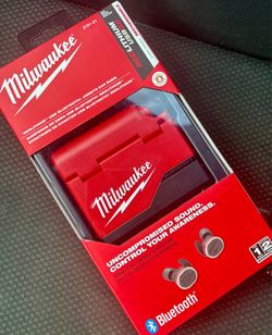 Milwaukee Bluetooth earbuds!! Only $60
