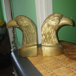 Bronze/Brass Eagle Head Bookends