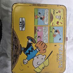 Vintage Peanuts Tin Lunch Boxes