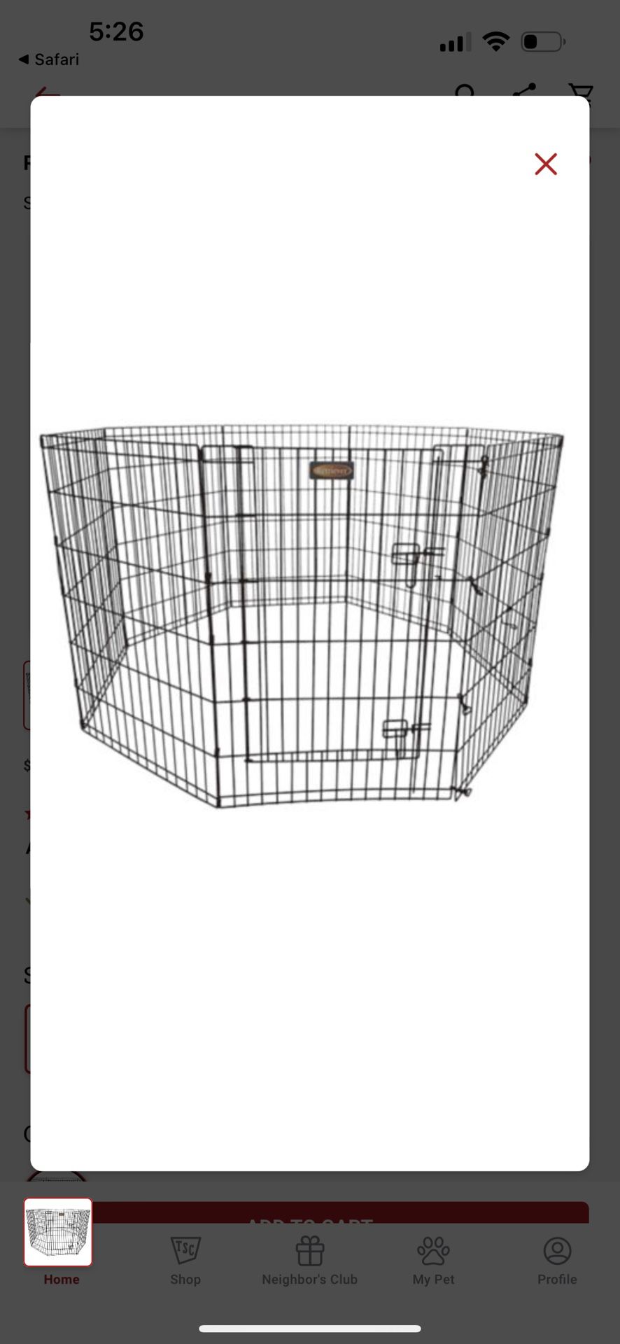 Retriever 36 Inches Hexagonal Dog Cage