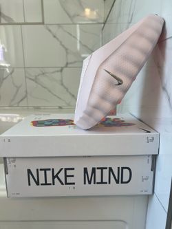 Nike mind 001 slide pearl pink size 8 women