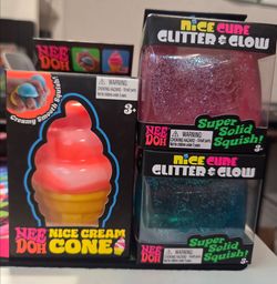 Needohs Nice Cream Cone Nice Cube Glitter & Glow