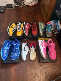 Mens shoes Lot of Kobes Nike prelude all star think pink