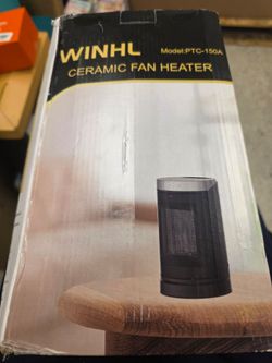 Space Heater, WINHL Portable Electric Heaters for Indoor Use,70°Oscillation
Thermostat, Remote Control, 12H Timer, 5 Modes, Small Quiet 1500W PTC Cera