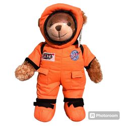 NASA Kennedy Space Center Astronaut Crew Bear Plush