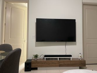 Decorotika Lusi Tv Stand White&Walnut