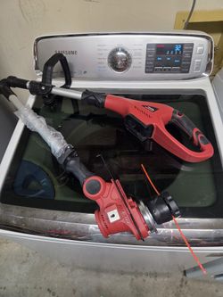 Cordless String Trimmer Compatible Milwaukee 18V Battery, Folding 3 in1 Weed Eater